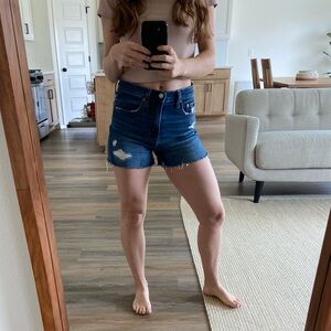 GAP 4inch short high rise denim shorts
